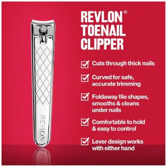 4/$20 Revlon Toenail Clipper and Emery Board Nail File Set - Picture 4 of 6